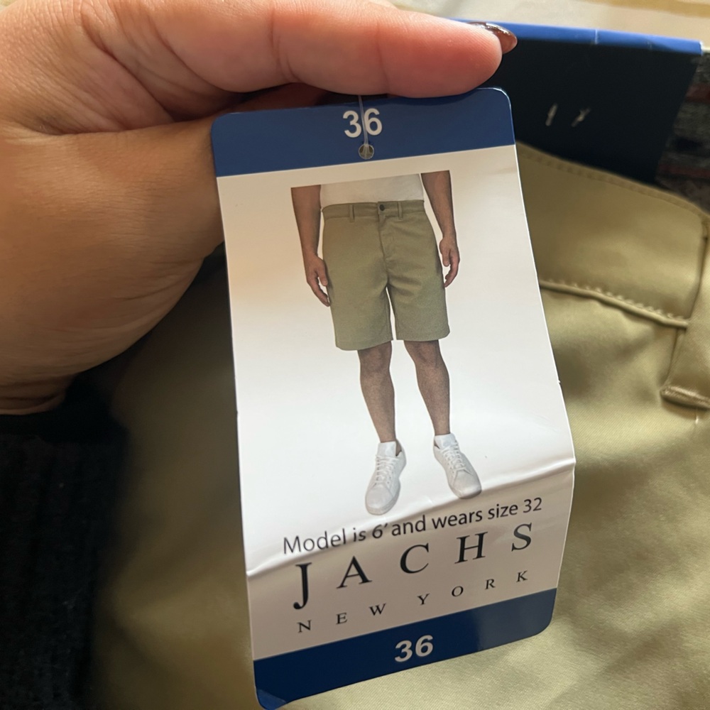 JACHS New York Stretch Twill Shorts (36) — NWT
